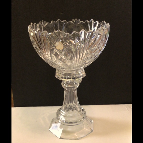 14in Crystal Compote made in Poland